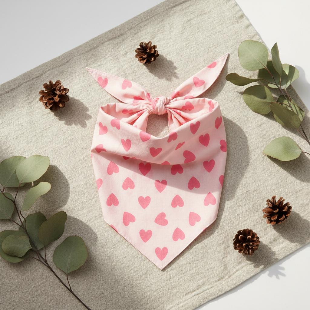 Rosewater Hearts Bandana